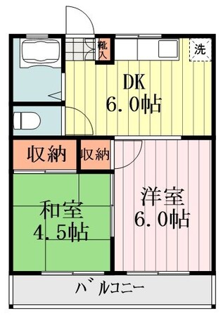 みどりマンションの物件間取画像